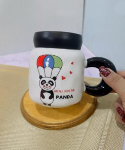 ماگ درپیچی پاندا قلبی کد 1979