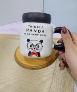 ماگ درپیچی پاندا قلبی کد 1979