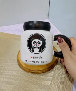 ماگ درپیچی پاندا قلبی کد 1979