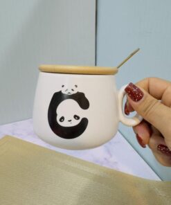 ماگ در چوبی طرح قلبی فانتزی کد 1985