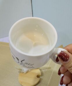 ماگ در چوبی طرح قلبی فانتزی کد 1985