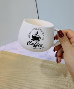 نیم ماگ بدون در COFEE طرح دار کد 1986