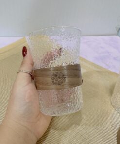 ماگ پیرکس کمربند چوبی طرح یخی کد 1990