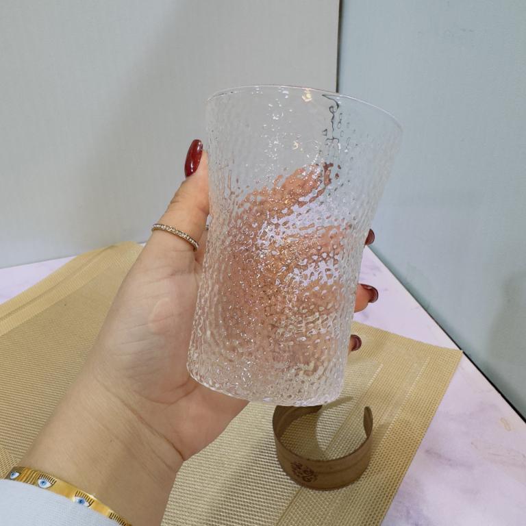 ماگ پیرکس کمربند چوبی طرح یخی کد 1990