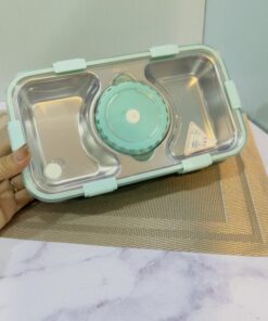 لانچ باکس داخل استیل چند قسمتی قفل دار کد 1993