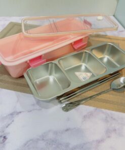 ظرف غذا سه قسمتی استیل کد 1994