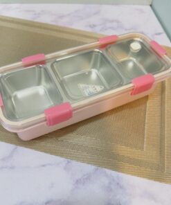 ظرف غذا سه قسمتی استیل کد 1994