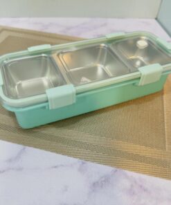 ظرف غذا سه قسمتی استیل کد 1994