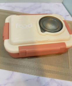 ظرف غذا دو طبقه استیل FOOD کد 1995