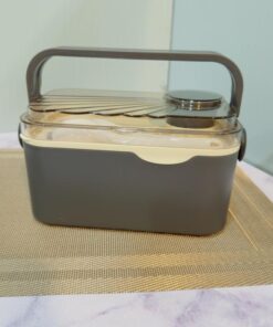 ظرف غذا دسته دار صدفی کد 1996