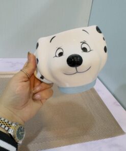 ماگ سرامیکی دست ساز سگ خال دار کد 2011