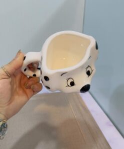 ماگ سرامیکی دست ساز سگ خال دار کد 2011