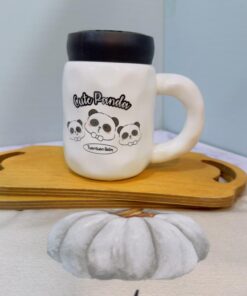 ست ماگ پاندا درپیچی آینه دار کد 2019