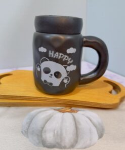 ست ماگ پاندا درپیچی آینه دار کد 2019