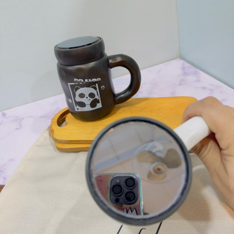 ست ماگ پاندا درپیچی آینه دار کد 2019