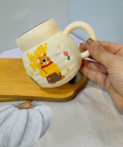 ماگ درپیچی کندویی خرس مهربون کد 2024