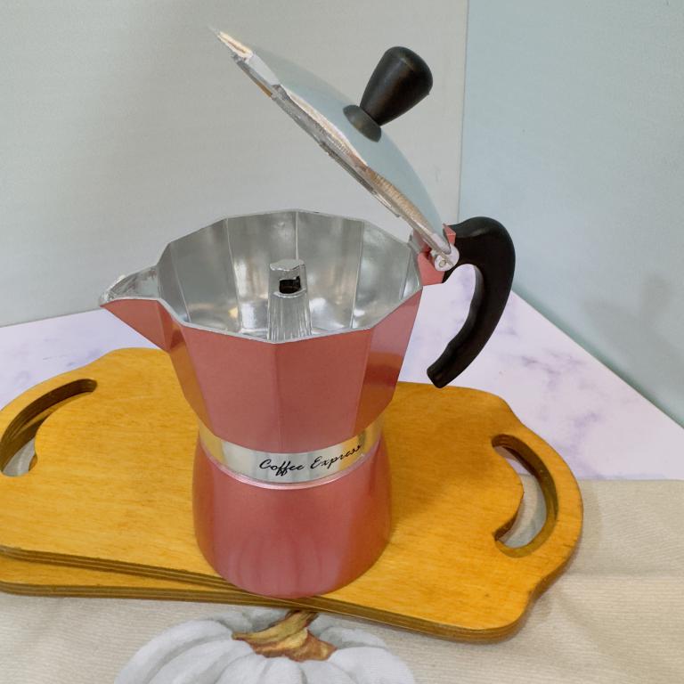 موکاپات قهوه جوش روگازی سه کاپ رنگی کد 2027