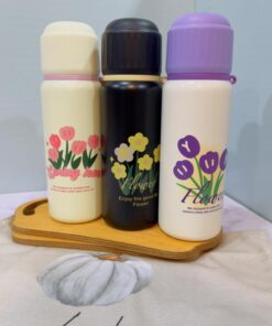 تراول ماگ در لیوانی گلدار کد 2028