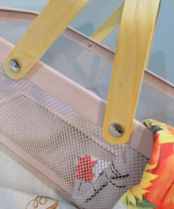 سبد ایکیا فلزی بزرگ دسته دار رنگی کد 2029