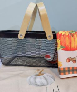 سبد ایکیا فلزی بزرگ دسته دار رنگی کد 2029