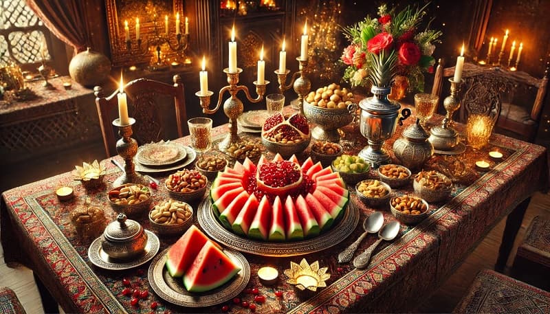 ایده سفره شب یلدا