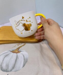 ماگ فانتزی خرسی دسته زرد کد 2032