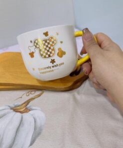 ماگ فانتزی خرسی دسته زرد کد 2032