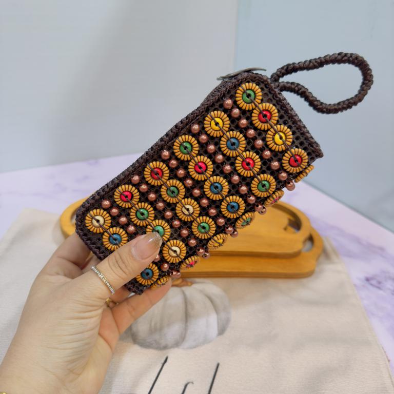 کیف مهره دار نارگیلی دو طرح کد 2036