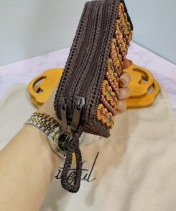 کیف مهره دار نارگیلی دو طرح کد 2036