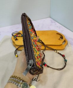 کیف مهره دار نارگیلی دو طرح کد 2036