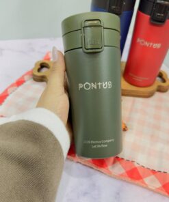 تراول ماگ درقفلی 380 میل رنگی مات کد 2041