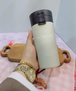 تراول ماگ در قفلی پونتوس 380 میل رنگ سیلیکونی کد 2042