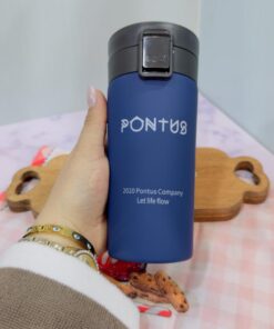 تراول ماگ در قفلی پونتوس 380 میل رنگ سیلیکونی کد 2042