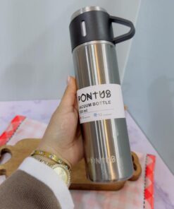 تراول ماگ دوحالته فلاسکی در برجسته کیف دار کد 2045