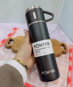 تراول ماگ دوحالته فلاسکی در برجسته کیف دار کد 2045