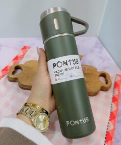 تراول ماگ دوحالته فلاسکی در برجسته کیف دار کد 2045