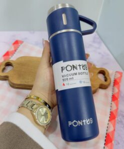 تراول ماگ دوحالته فلاسکی در برجسته کیف دار کد 2045