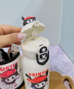 تراول ماگ دوحالته فلاسکی کاور دار رنگی کد2046