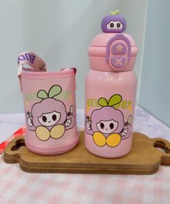 تراول ماگ دوحالته فلاسکی کاور دار رنگی کد2046