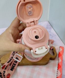 تراول ماگ دوحالته فلاسکی کاور سیلیکونی نایس کد 2047