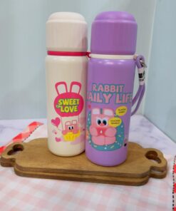 تراول ماگ خرگوشی در لیوان شو رنگی کد 2050