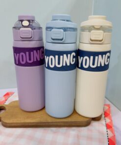 تراول ماگ دوحالته نی دار و آسان نوش دار رنگی کد 2052