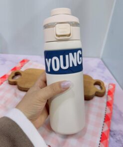 تراول ماگ دوحالته نی دار و آسان نوش دار رنگی کد 2052