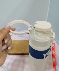 تراول ماگ دوحالته نی دار و آسان نوش دار رنگی کد 2052