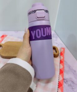 تراول ماگ دوحالته نی دار و آسان نوش دار رنگی کد 2052