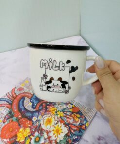 ماگ بدون در طرح MILK گاو کد 2056