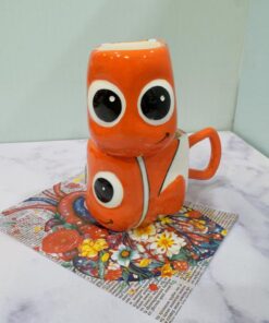 ماگ دست ساز ماهی نمو کد 2060