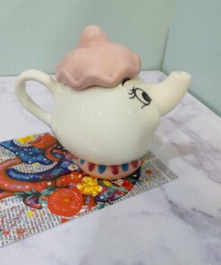 ست قوری و قندان دیو دلبر دست ساز کد 2064