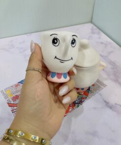 ست قوری و قندان دیو دلبر دست ساز کد 2064