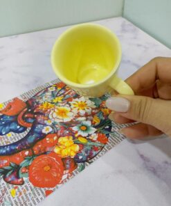 ست قوری و قندان دیو دلبر دست ساز کد 2064